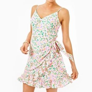 Lilly Pulitzer Alisa Wrap Dress Urchin Pink Lil Juicy Fruit